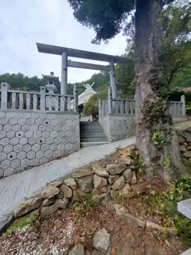 松尾宇蛇神社・白蛇神社の鳥居