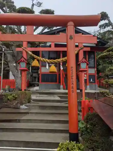 荒熊神社の鳥居