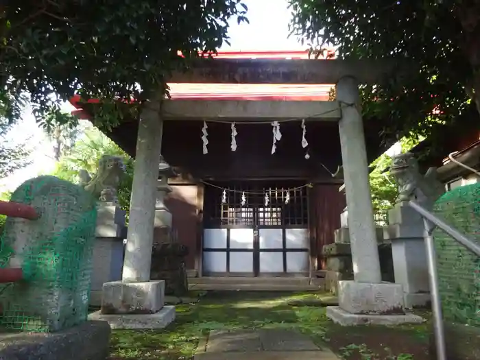 神明神社の本殿