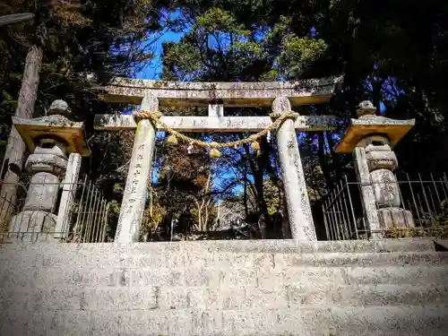 瀧山東照宮の鳥居