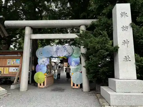 札幌諏訪神社の鳥居