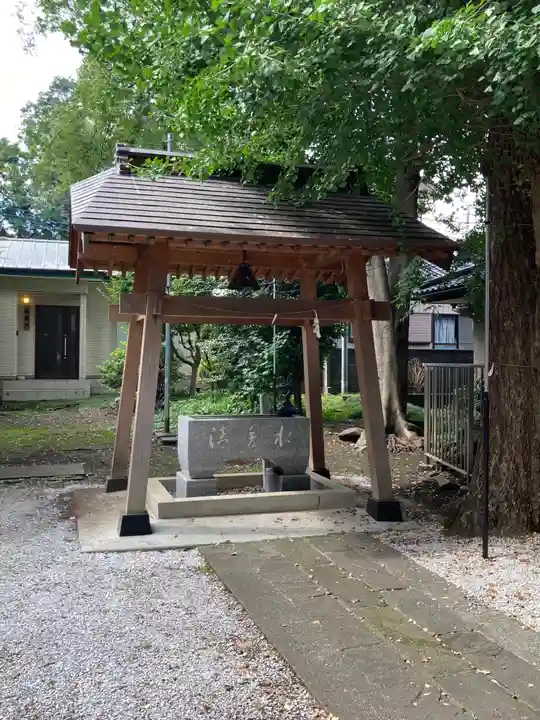久保稲荷神社の手水舎