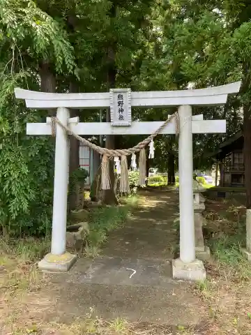 坂の上熊野神社(福島県)