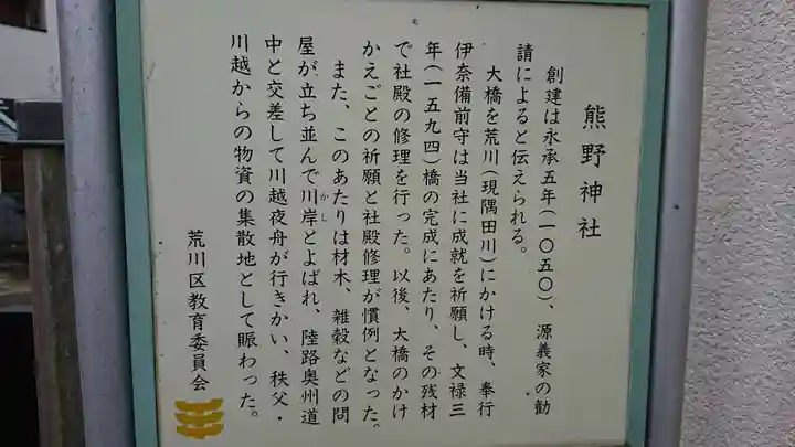 南千住熊野神社のその他建物