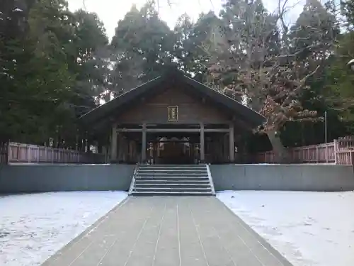 開拓神社の本殿