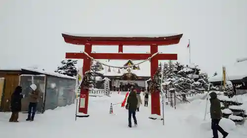 美瑛神社の鳥居