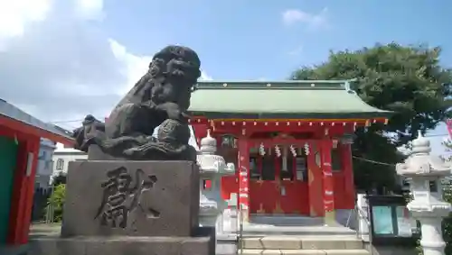 東八幡神社の狛犬