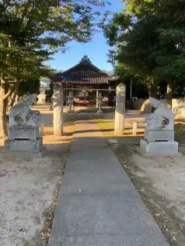 八野神社の狛犬