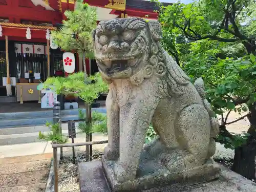 綱敷天満神社の狛犬