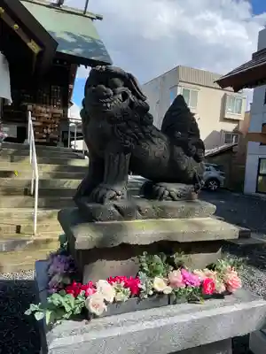 札幌諏訪神社の狛犬