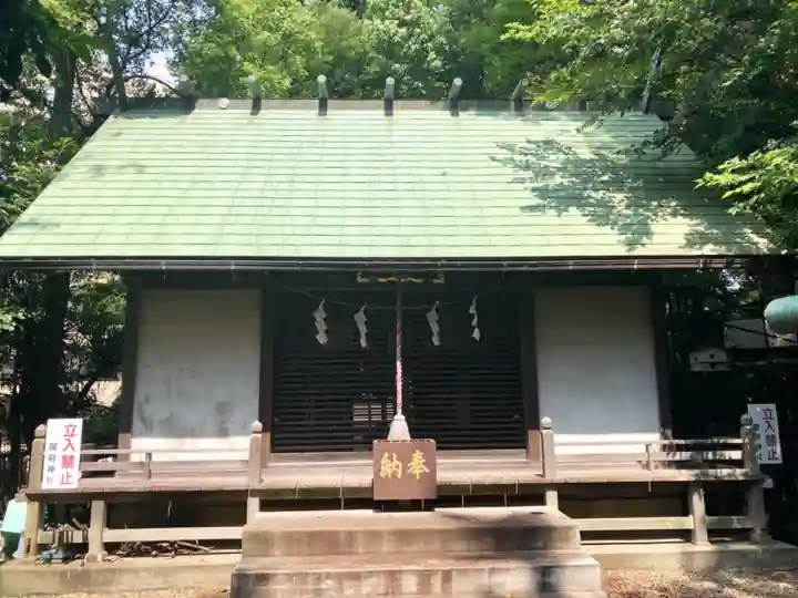 國府神社の本殿・本堂
