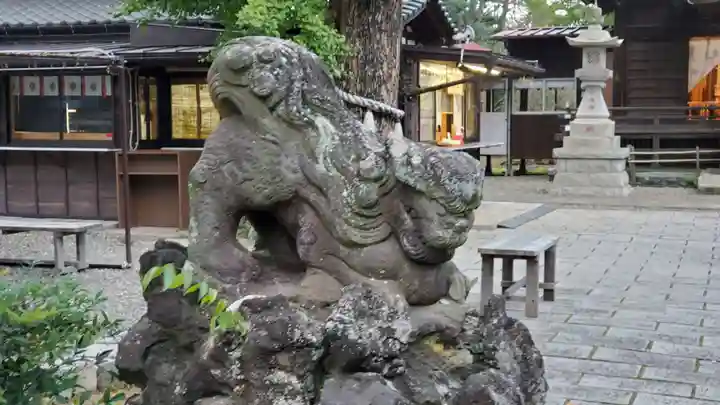 菊田神社の狛犬