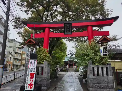 木場 洲﨑神社の鳥居
