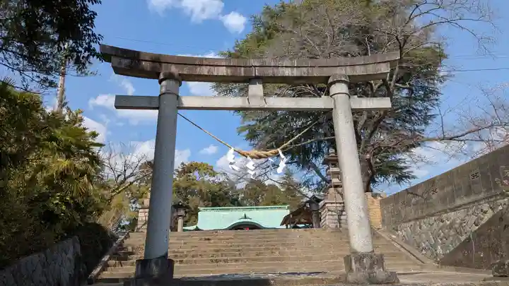 子鍬倉神社の鳥居