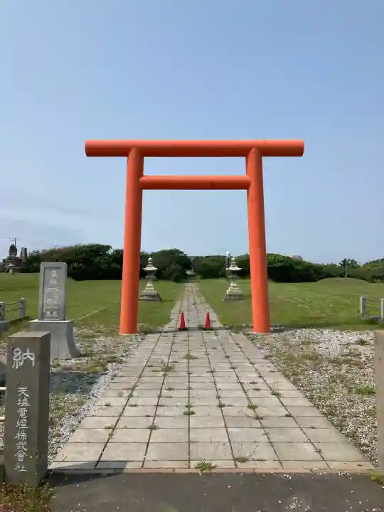 天塩厳島神社の鳥居
