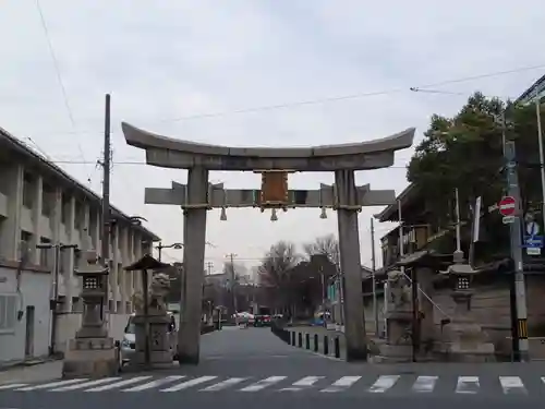 杭全神社の鳥居