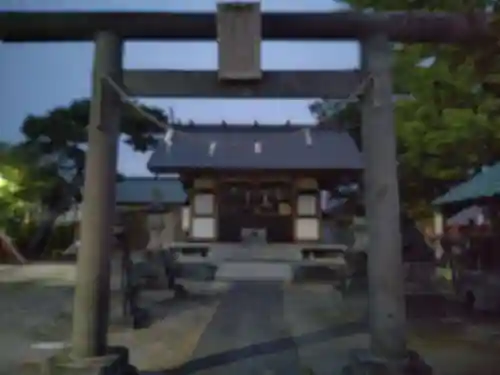 行徳神明神社（豊受神社）の鳥居