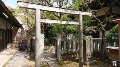 牛天神北野神社の鳥居