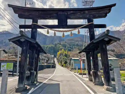 武田八幡宮の鳥居