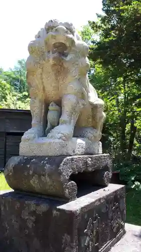 浜益神社の狛犬