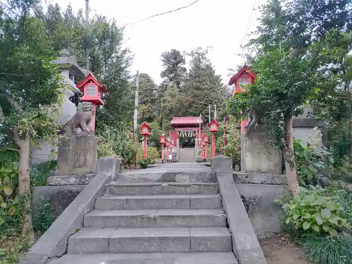 平出雷電神社の山門・神門
