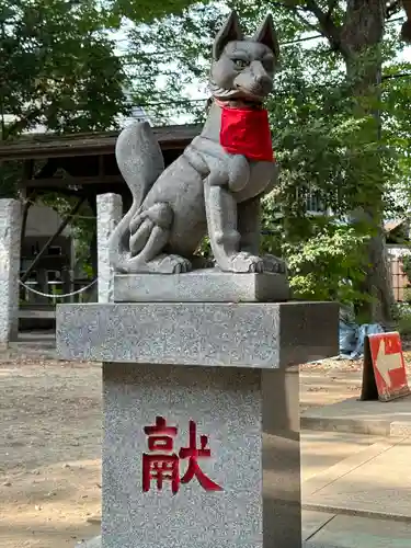 丸子山王日枝神社の狛犬