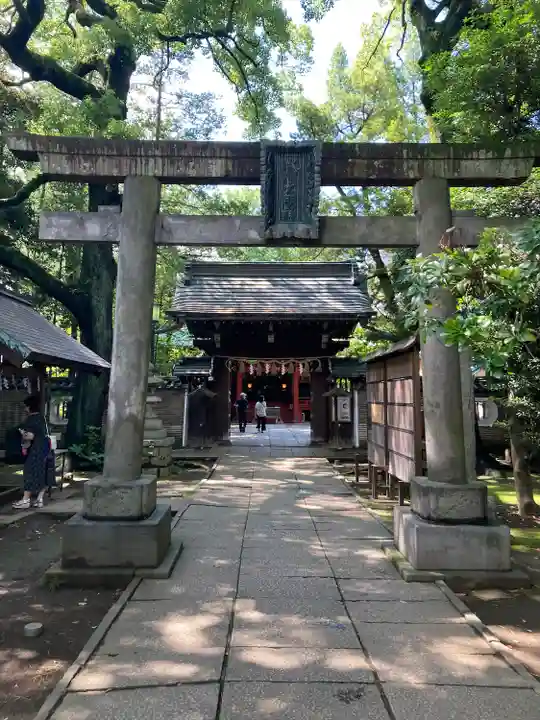 赤坂氷川神社の鳥居