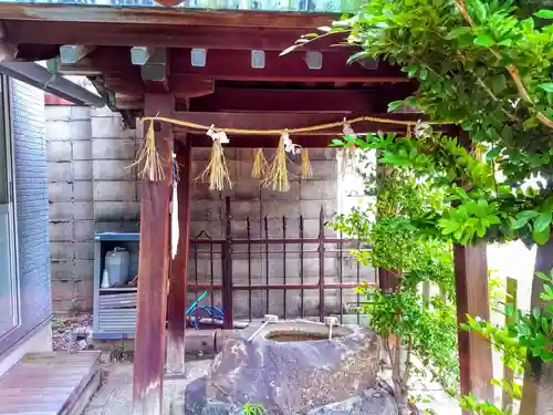 神明社（沢上神明社）の手水舎