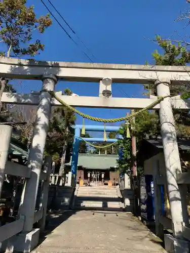 小名浜諏訪神社 ～海の鎮守様～の鳥居