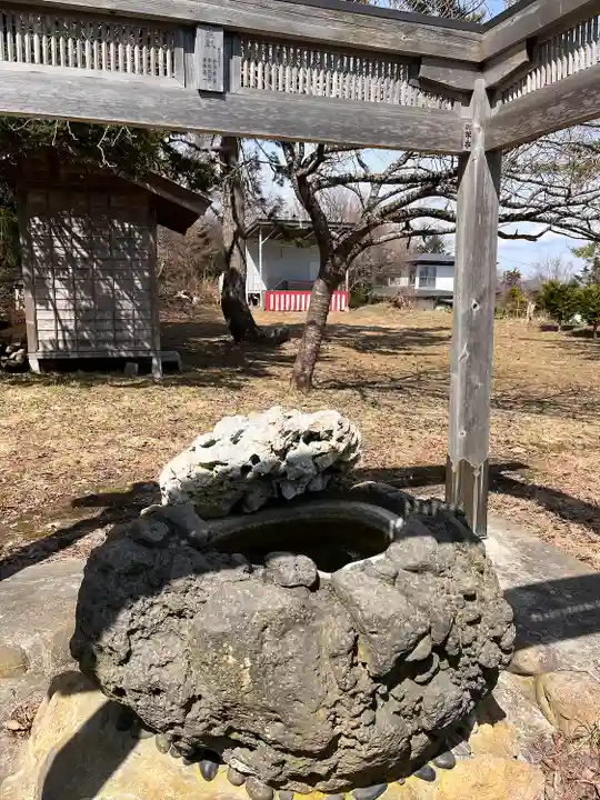 山上大神宮の手水舎