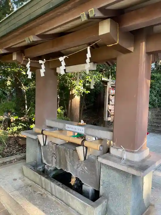 北澤八幡神社の手水舎
