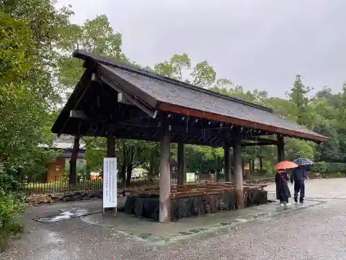伊勢神宮外宮（豊受大神宮）の手水舎