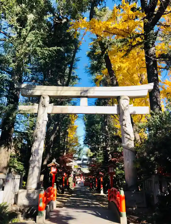 馬橋稲荷神社の鳥居