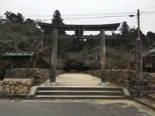 油日神社の鳥居