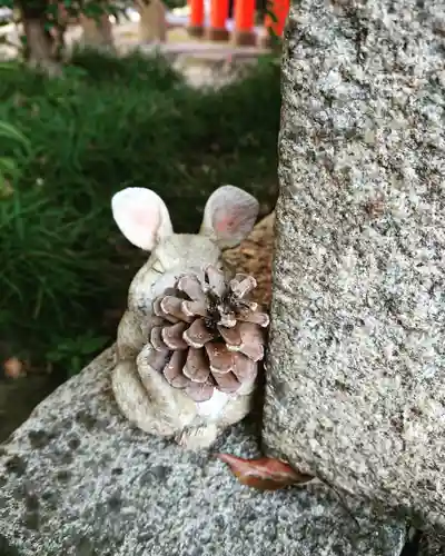 三輪神社の狛犬