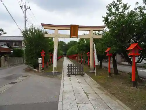 朝日森天満宮の鳥居