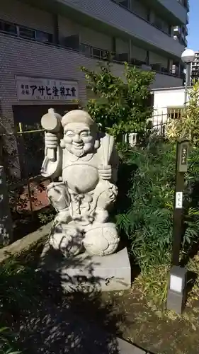 成子天神社の像