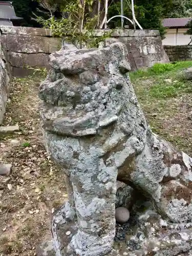 白川大歳神社の狛犬