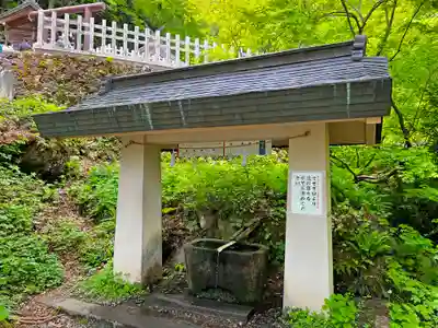 戸隠神社九頭龍社の手水舎