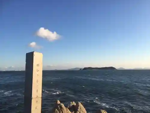 八百富神社の景色