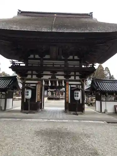 沙沙貴神社の山門・神門