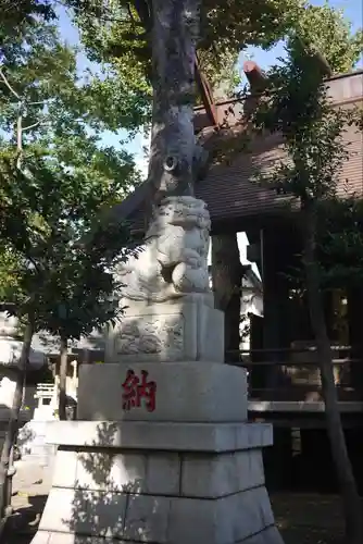 高円寺氷川神社の狛犬