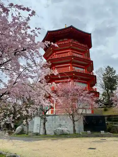 金乗院放光寺の塔