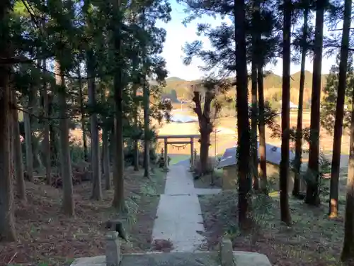 山神社の景色