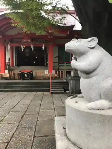 戸部杉山神社の狛犬