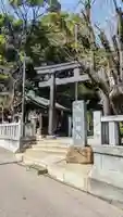 柏諏訪神社の鳥居