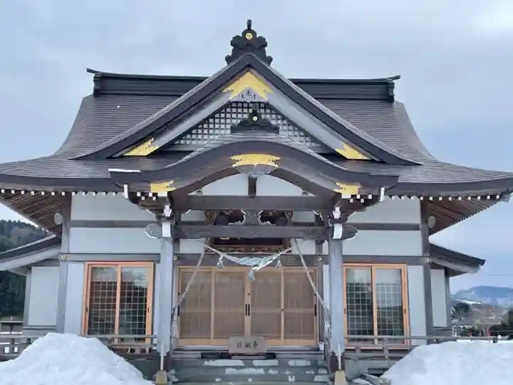 落部八幡宮の本殿・本堂