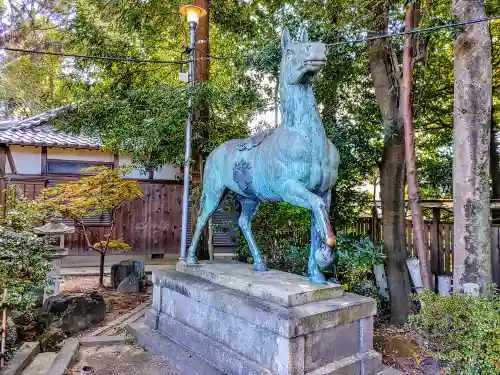 神明社（祖父江神明社）の狛犬