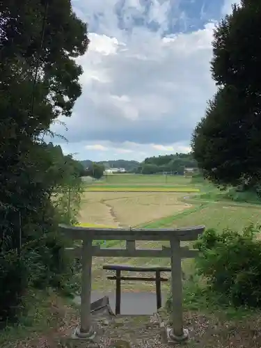 白山神社の鳥居