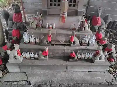 鎮守氷川神社の像